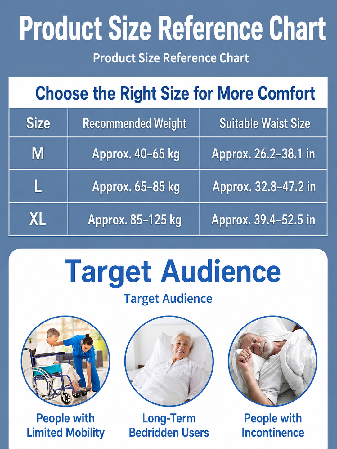 Tongxinle Adult Diapers – 10 Count